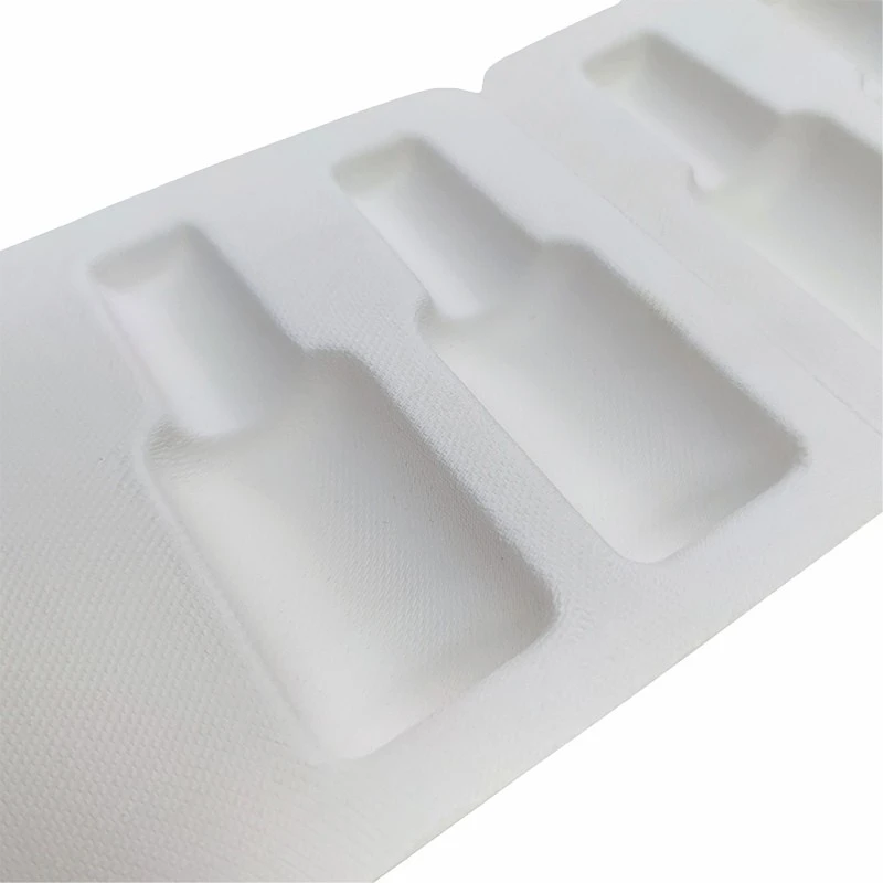Pulp Molded Cosmetic Bottle Packaging high quality